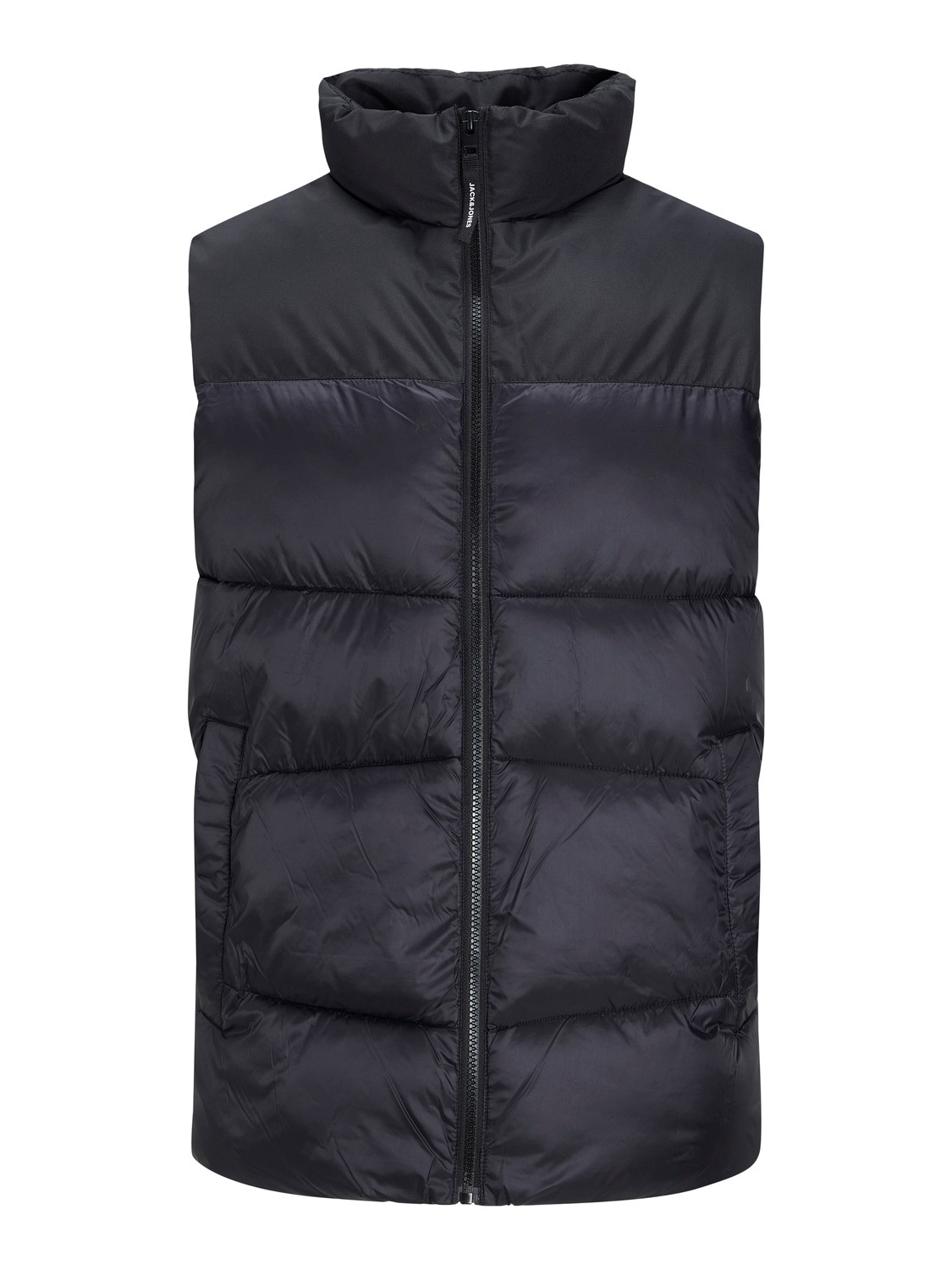 Jack&Jones PLUS Pánská vesta JJCHILI 12219154 Black 3XL