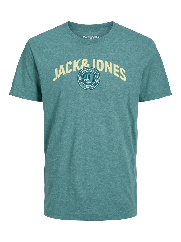 Jack&Jones PLUS Férfi póló JJEJEANS Standard Fit 12235455 Trellis 4XL