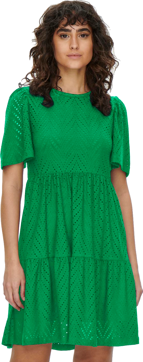 Jacqueline de Yong Dámské šaty JDYCARLA Regular Fit 15254680 Green Bee M