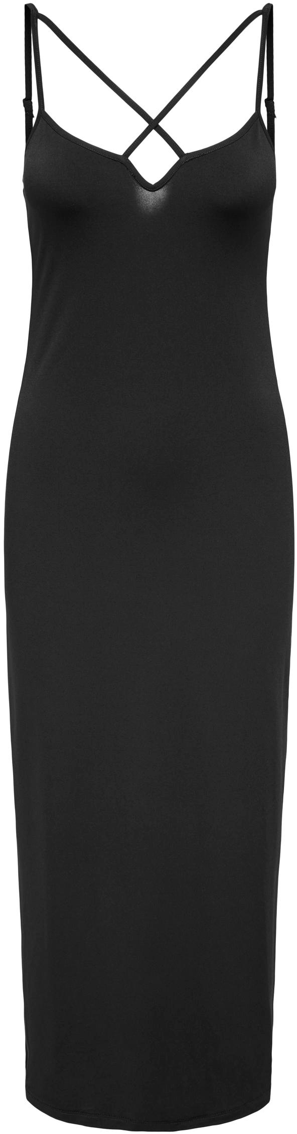 Jacqueline de Yong Dámske šaty JDYMISTY Slim Fit 15318179 Black XL