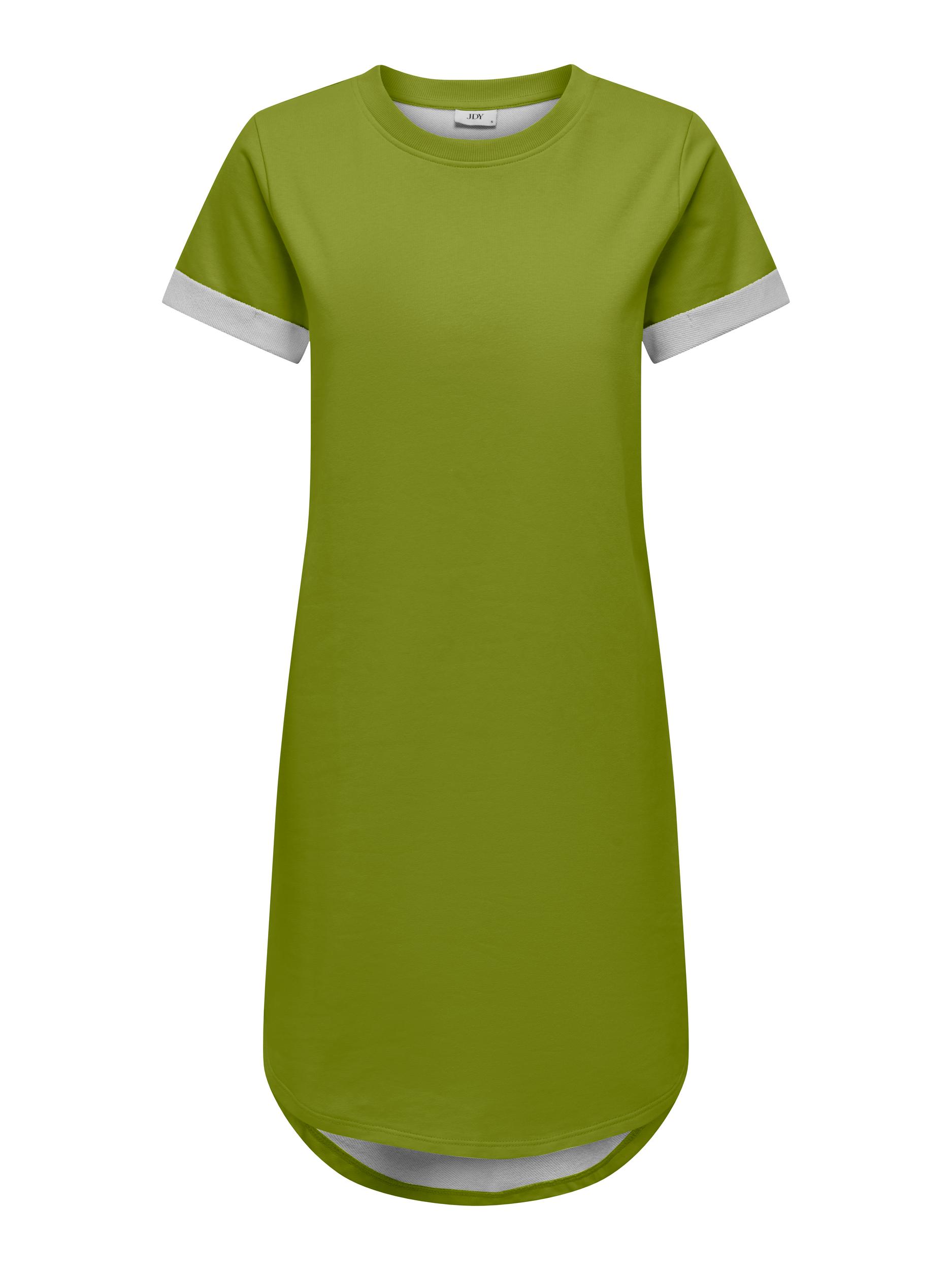 Jacqueline de Yong Dámske šaty JDYIVY Regular Fit 15174793 Lima Bean Green L