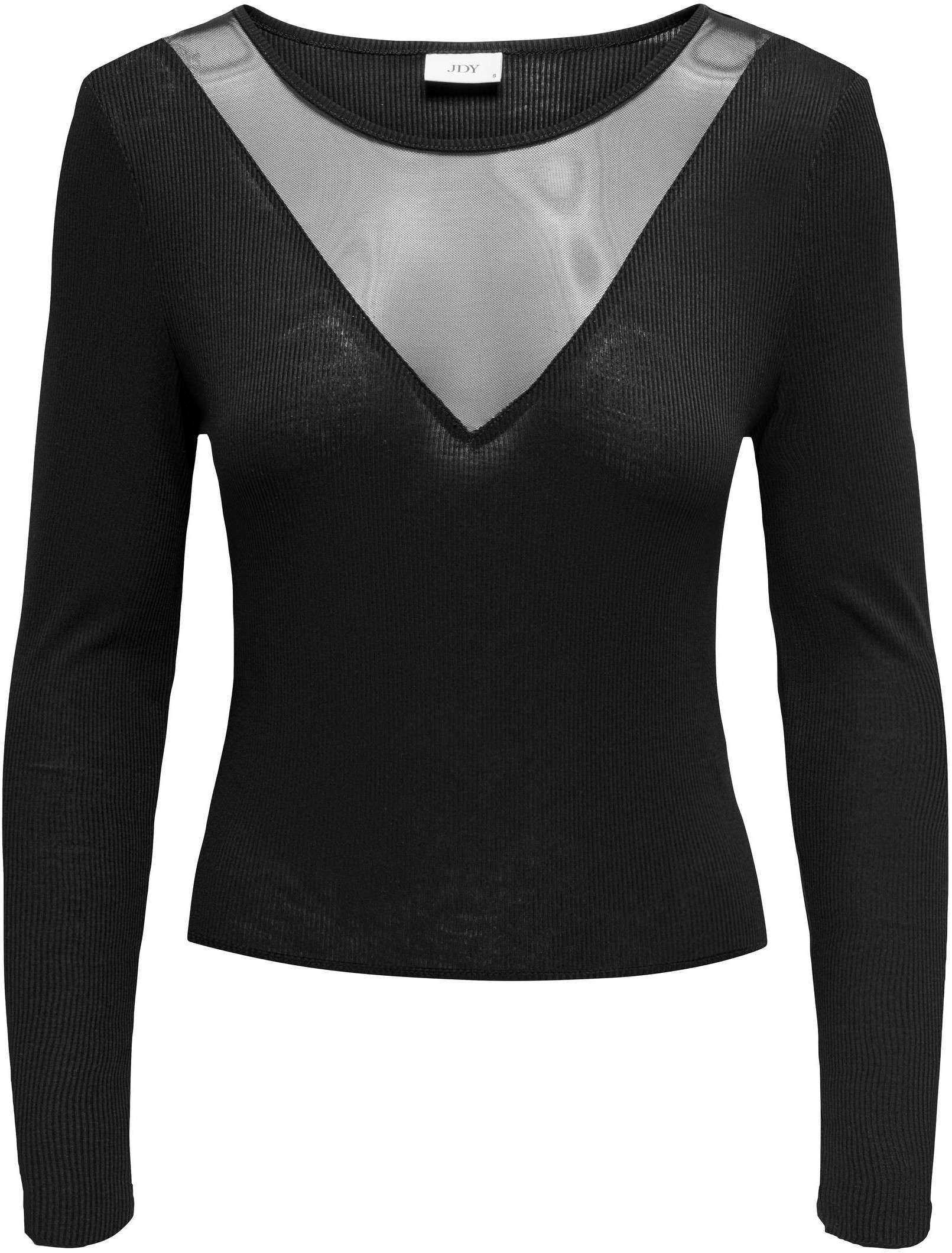 Jacqueline de Yong Dámske tričko JDYKIRSA Regular Fit 15320228 Black XL