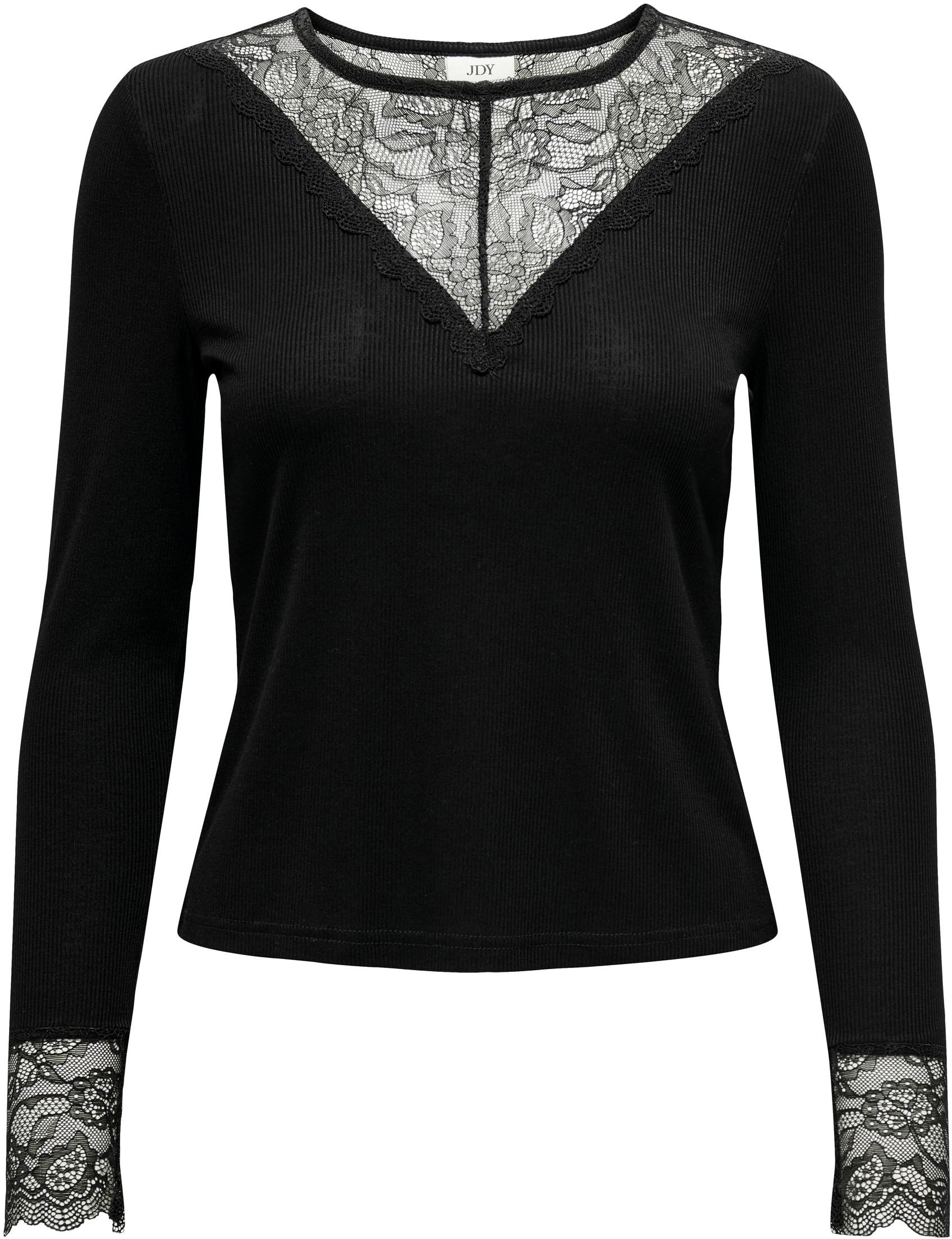 Jacqueline de Yong Dámske tričko JDYROXY Regular Fit 15317464 Black S
