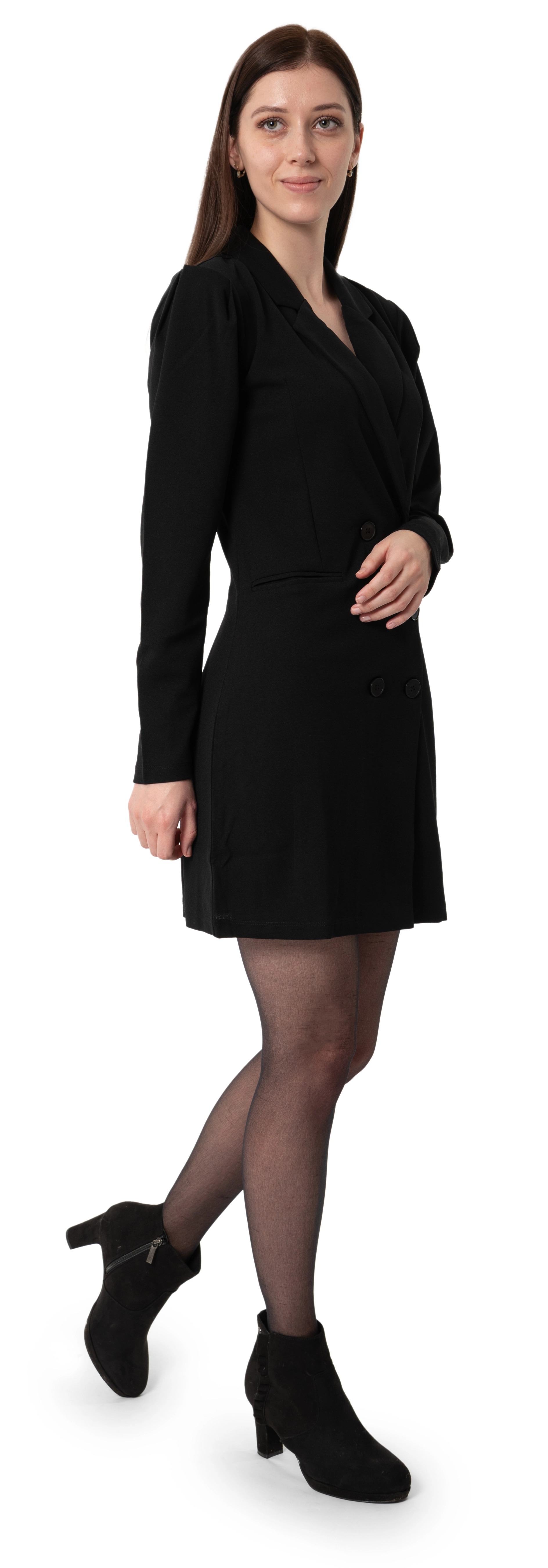 Jacqueline de Yong Dámské šaty JDYCATIA Regular Fit 15268507 Black S