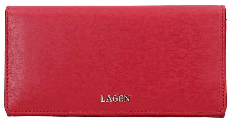 Lagen Dámská kožená peněženka 50310 Red