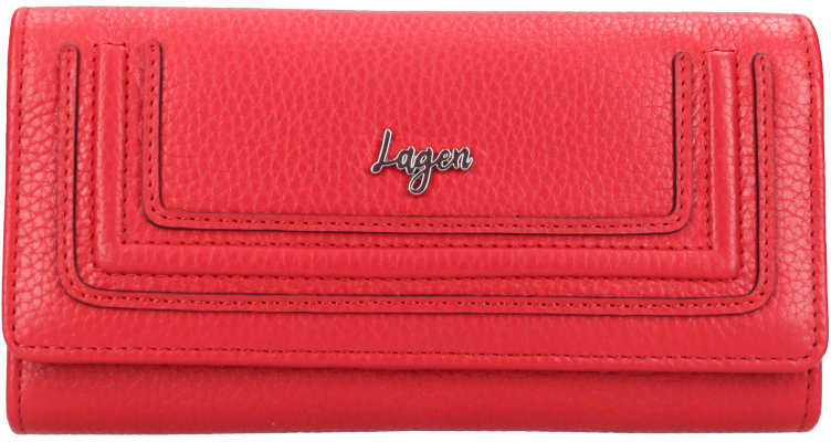 Lagen Dámska kožená peňaženka BLC/5783/323 RED