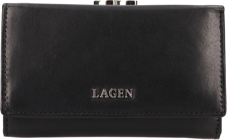 Lagen Női bőr pénztárca LG-2167 BLK