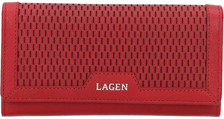 Lagen Női bőr pénztárca BLC/5704 RED