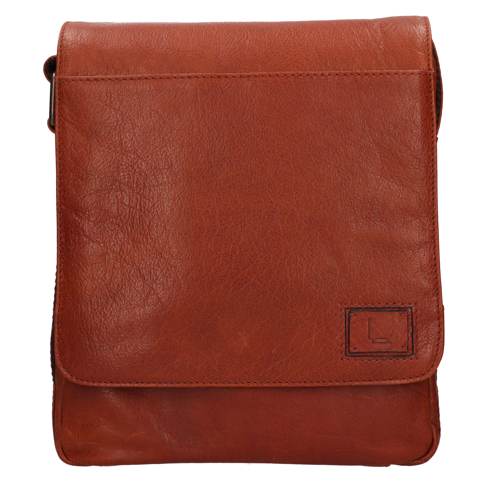 Lagen Pánská kožená crossbody taška 290603 COGNAC