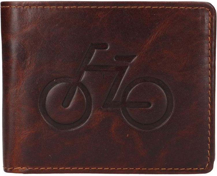 Lagen Pánska kožená peňaženka 66-6535/M BRN BICYCLE