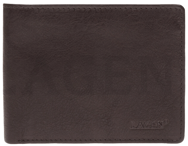 Lagen Pánská kožená peněženka 2104 E BRN