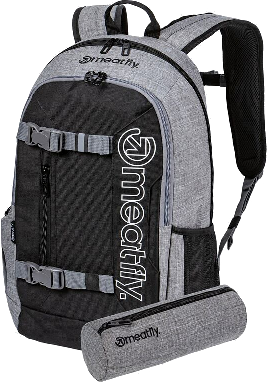 Meatfly Batoh Basejumper Grey Heather / Black