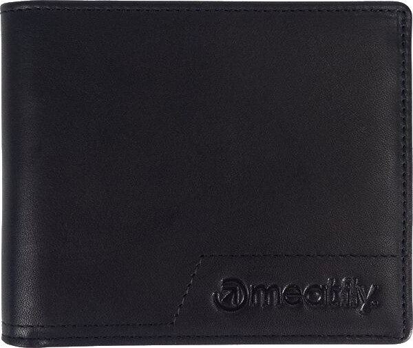 Levně Meatfly Pánská kožená peněženka Eliot Premium Black