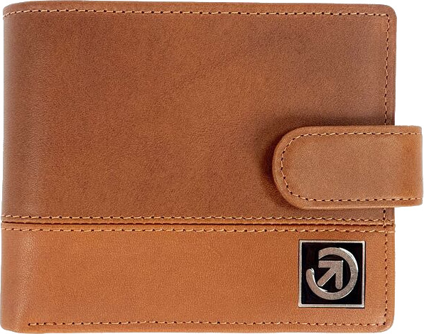 Meatfly Pánská kožená peněženka Nathan Premium Brown