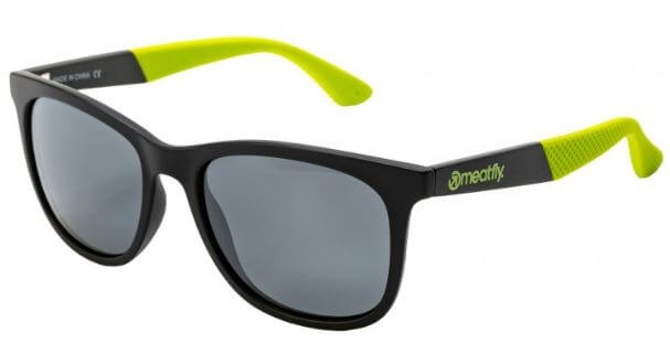 Meatfly Polarizačné okuliare Clutch 2 Sunglasses F - Black, Green