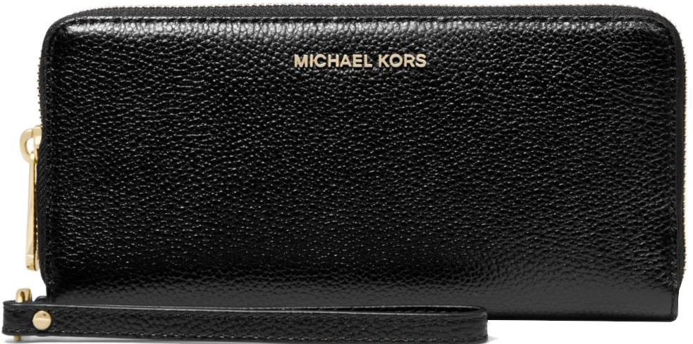 Levně Michael Kors Dámská kožená peněženka 34F9GM9E9L Black