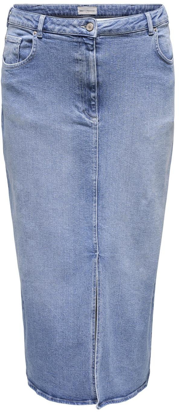 ONLY CARMAKOMA Dámska sukňa CARAYOE 15315856 Light Medium Blue Denim XL