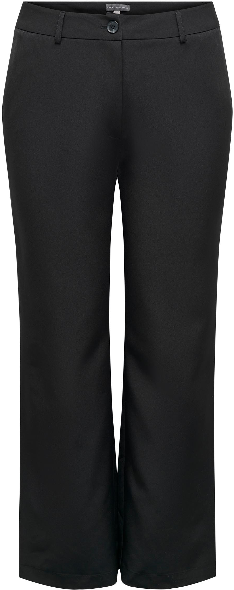 ONLY CARMAKOMA Női nadrág CARLANA-BERRY Straight Fit 15300118 Black XL
