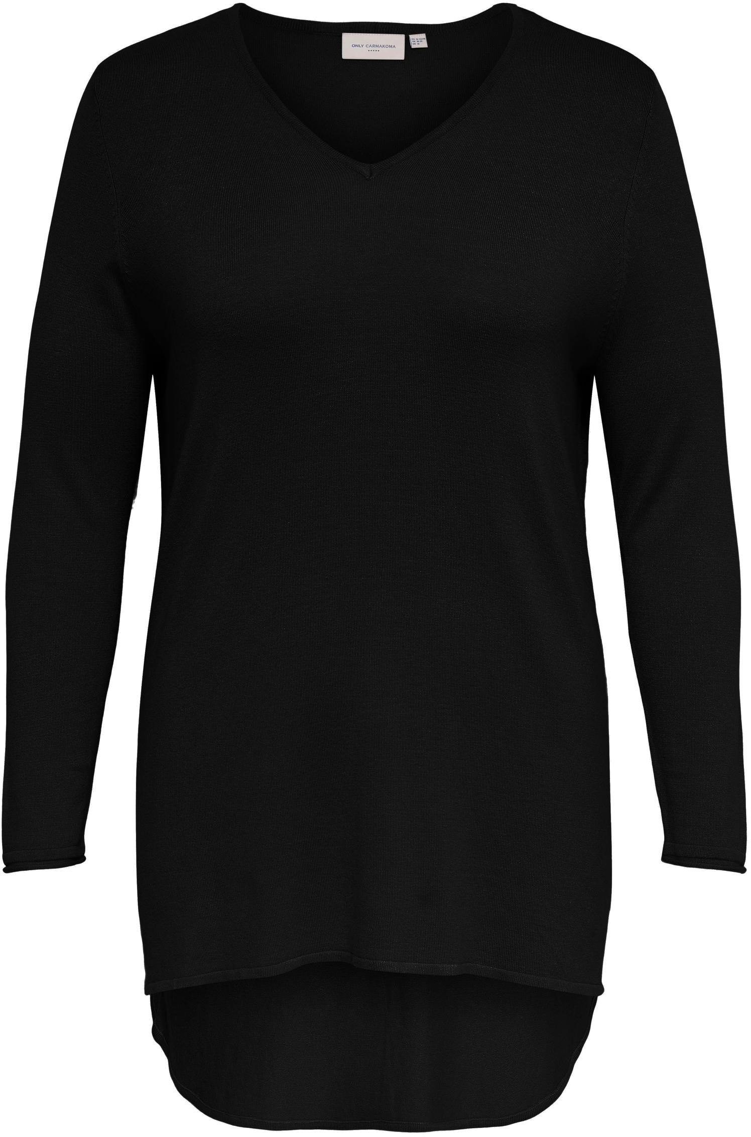 ONLY CARMAKOMA Női póló CARMARRYS 15247293 Black XL/XXL