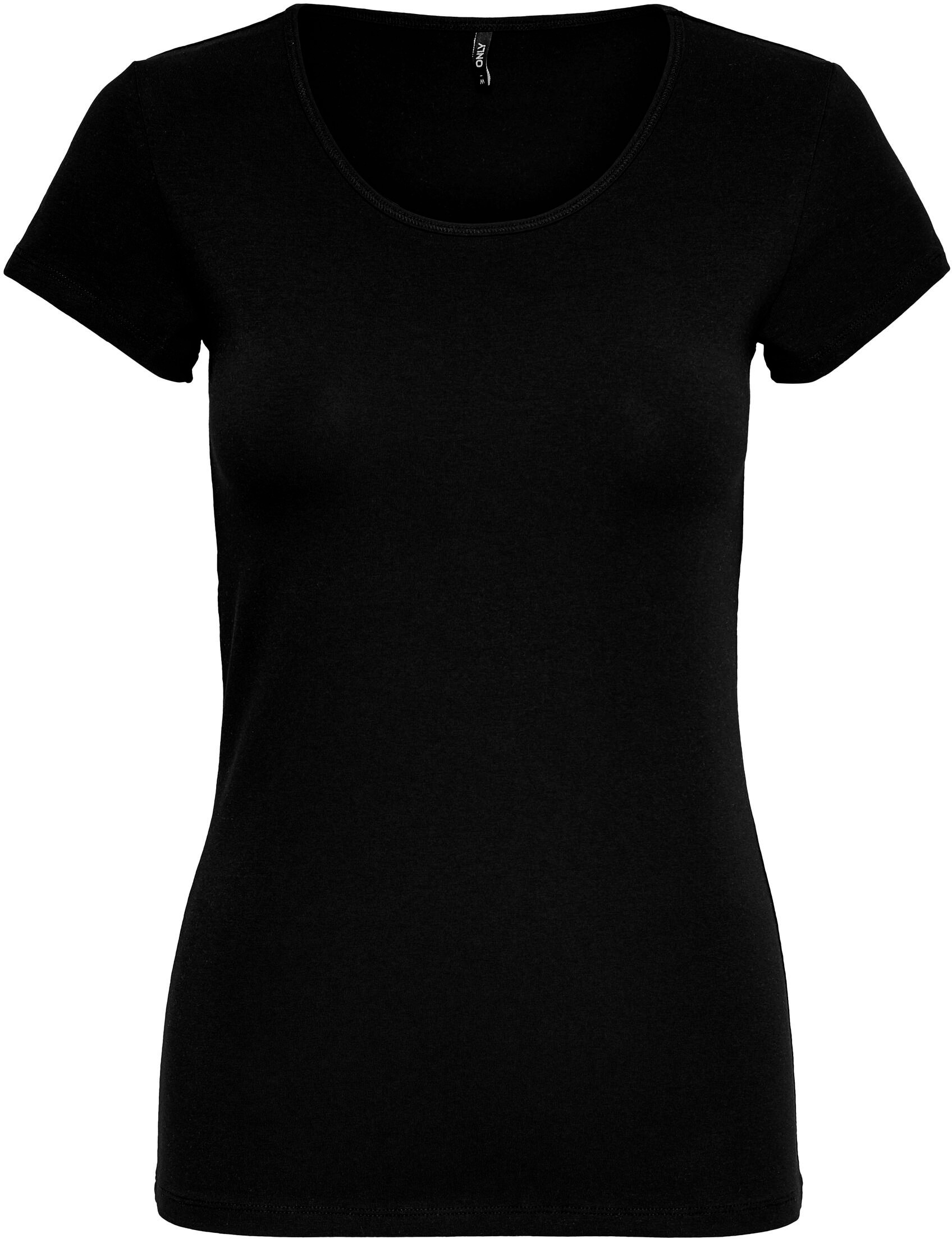 ONLY Dámske tričko ONLLIVE Tight Fit 15205059 Black XS