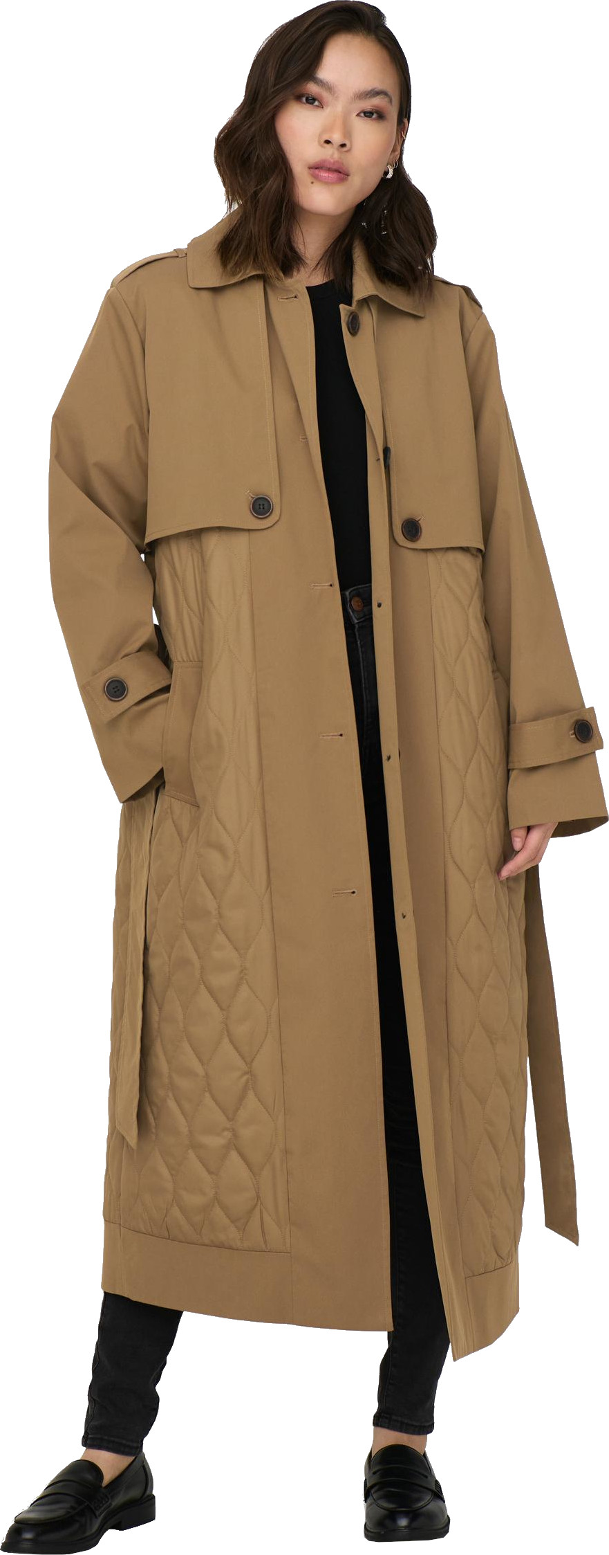 Levně ONLY Dámský kabát ONLORCHID 15293269 Otter M