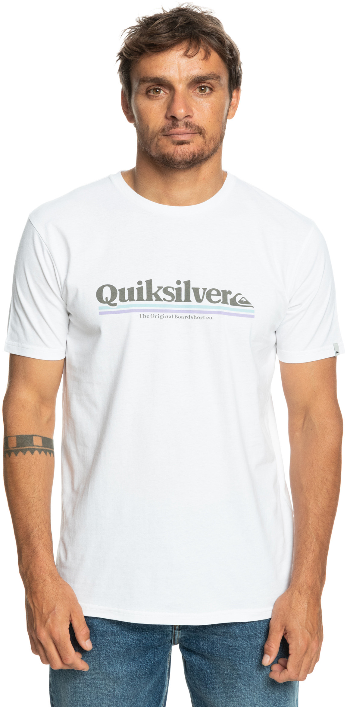 Quiksilver Pánske tričko BETWEENTHELINES Regular Fit EQYZT07216-WBB0 XXL