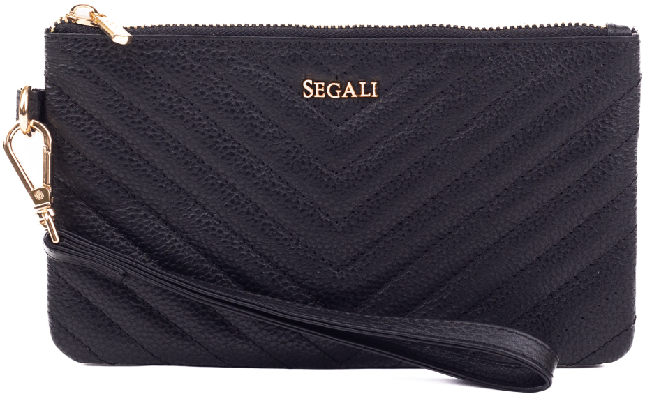 SEGALI Dámská kožená peněženka - pouzdro na doklady 50510 black