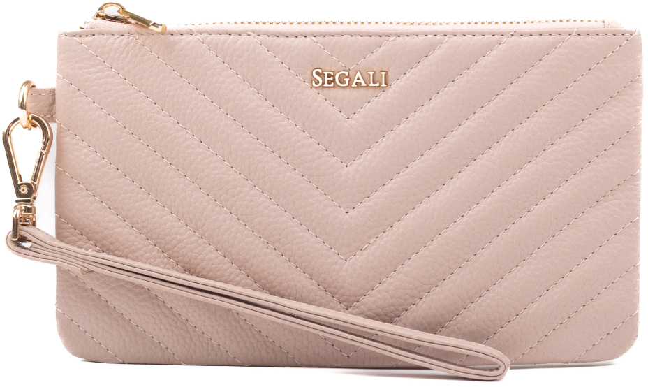 SEGALI Dámská kožená peněženka - pouzdro na doklady 50510 lt.pink