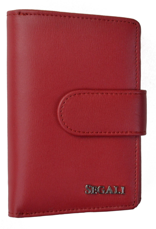 SEGALI Dámska kožená peňaženka 50313102 red