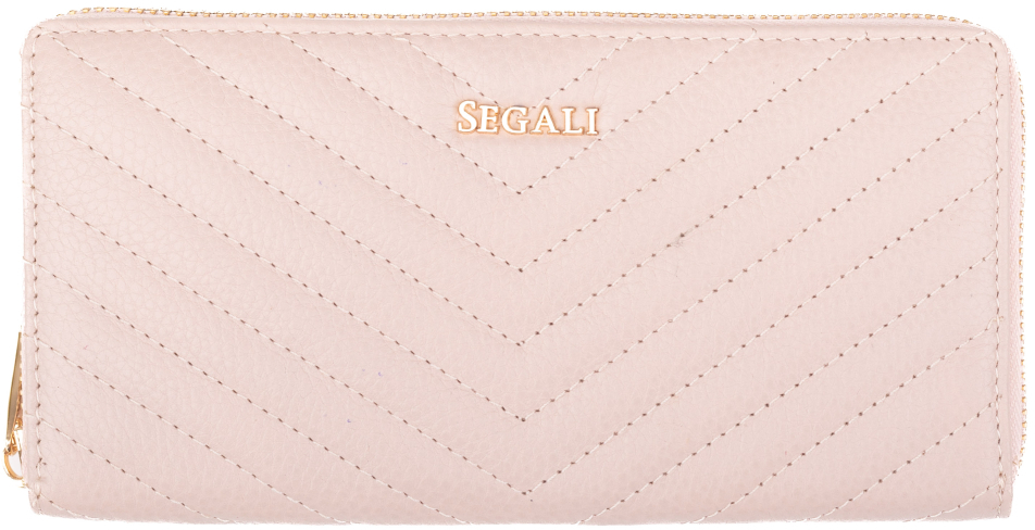 SEGALI Dámská kožená peněženka 50509 lt.pink