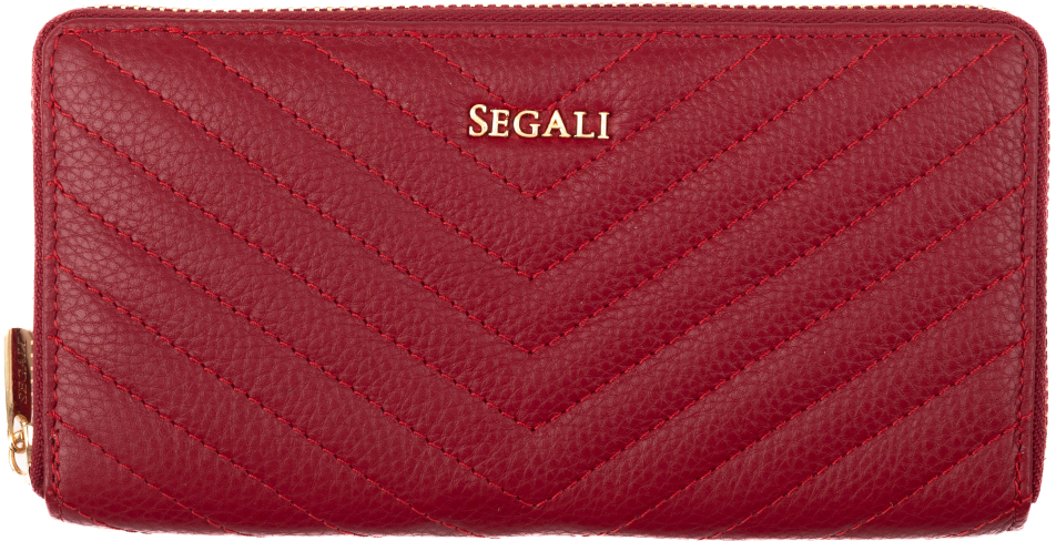 SEGALI Dámská kožená peněženka 50509 red