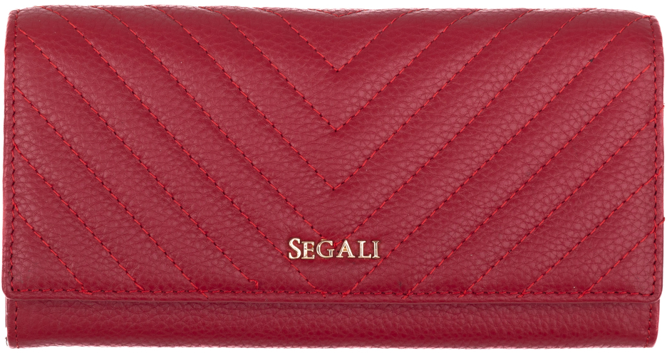 SEGALI Dámská kožená peněženka 50511 red