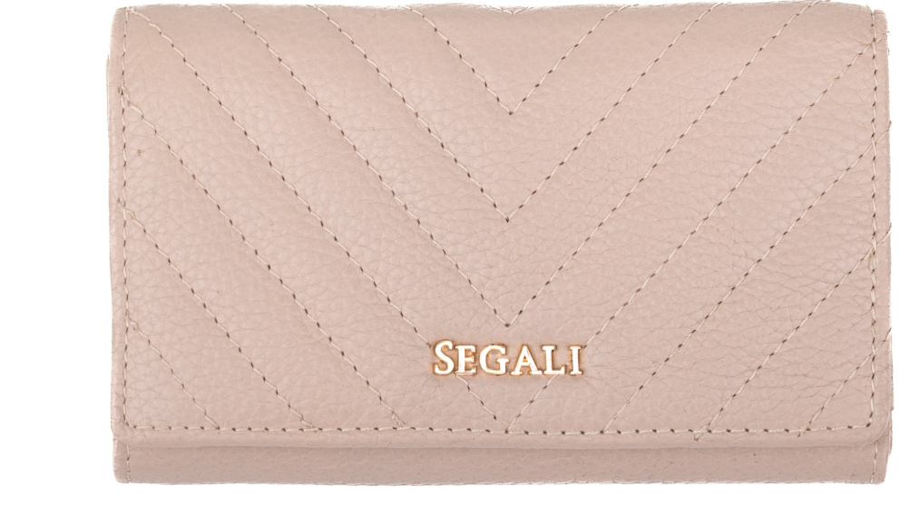 SEGALI Dámska kožená peňaženka 50512 lt.pink