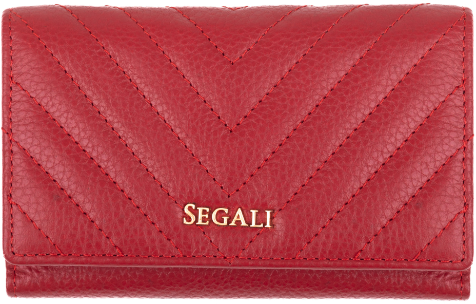 SEGALI Dámska kožená peňaženka 50512 red