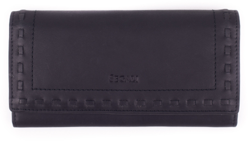 SEGALI Dámska kožená peňaženka 7052 black