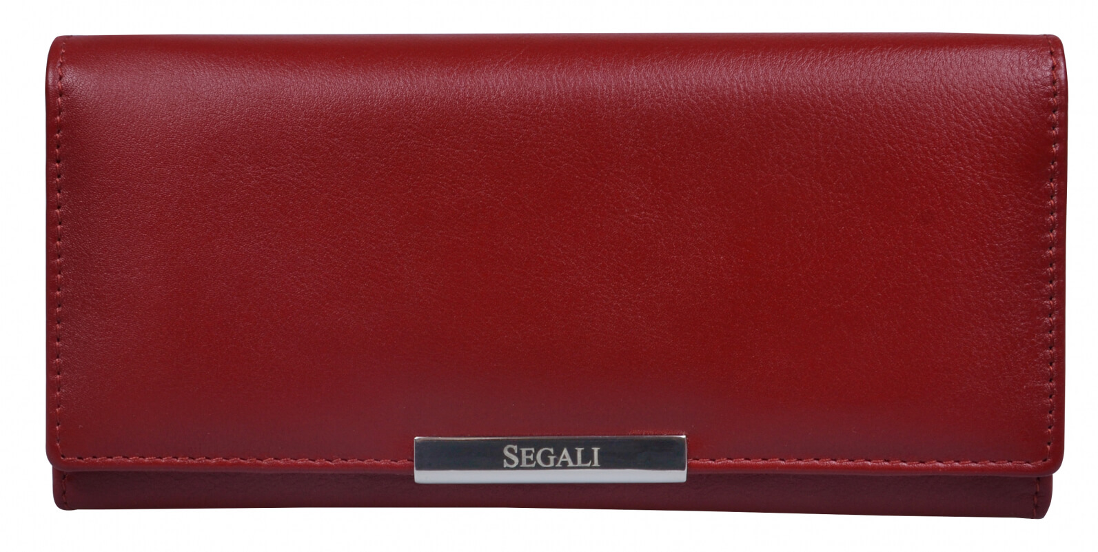 Levně SEGALI Dámská kožená peněženka 7066 red