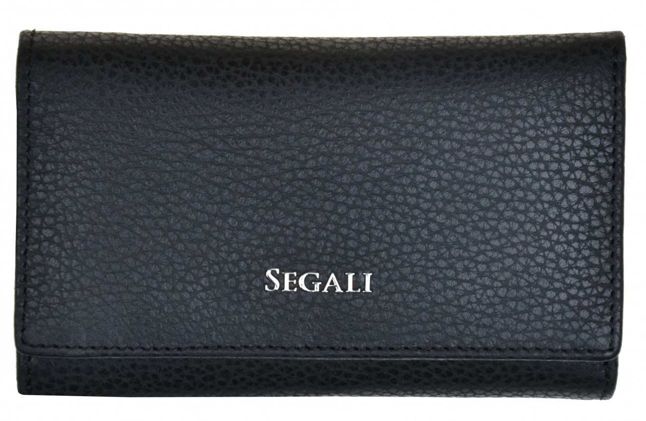 Levně SEGALI Dámská kožená peněženka 7074 B black