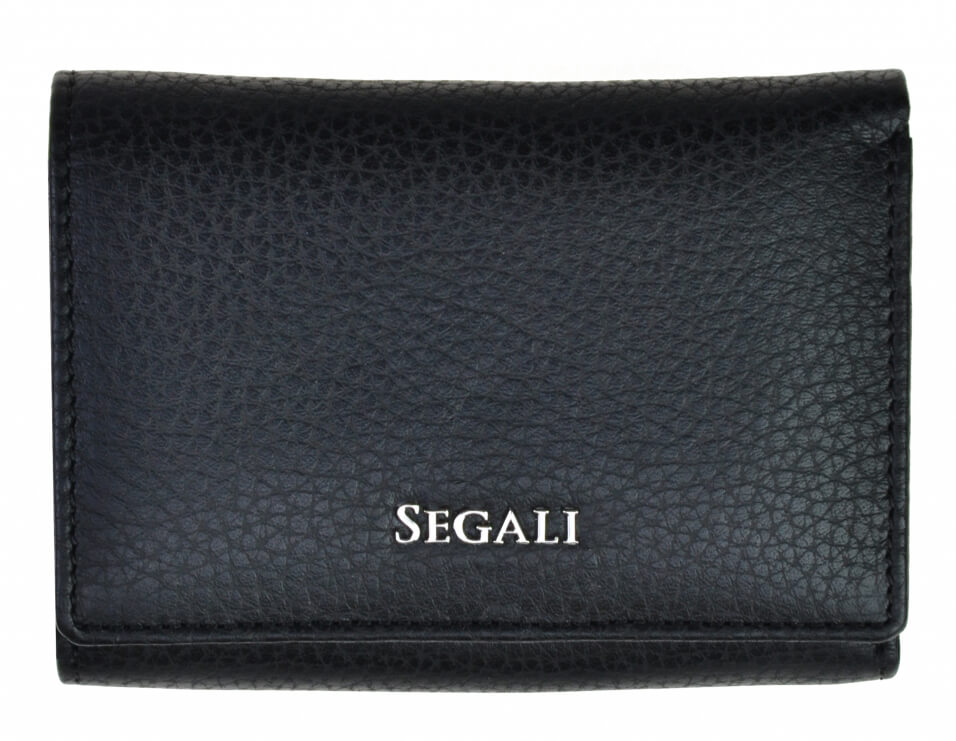 SEGALI Dámska kožená peňaženka 7106 B black