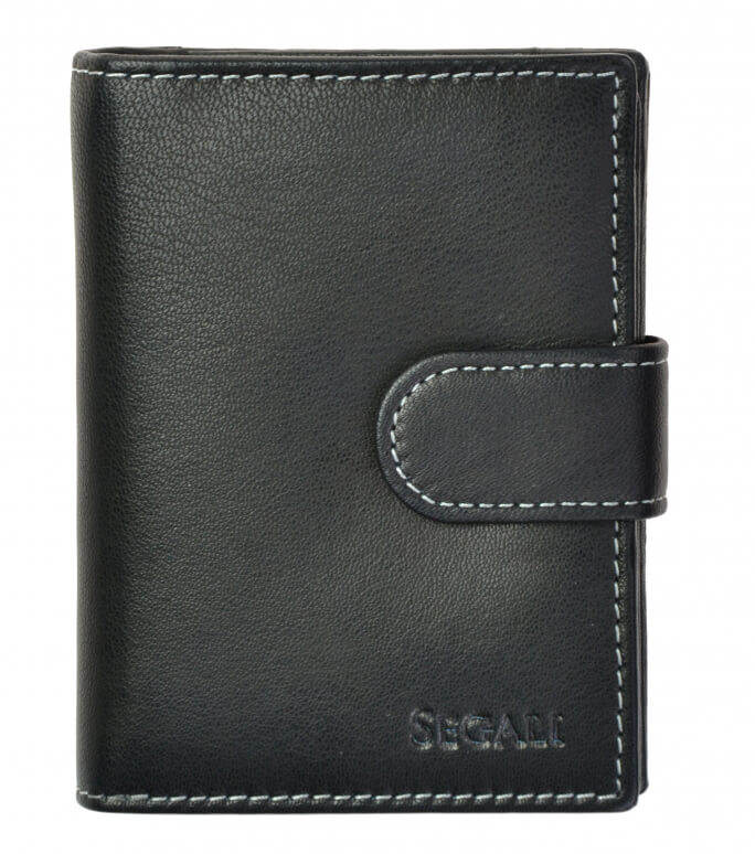 SEGALI Dámska kožená peňaženka 7319 black