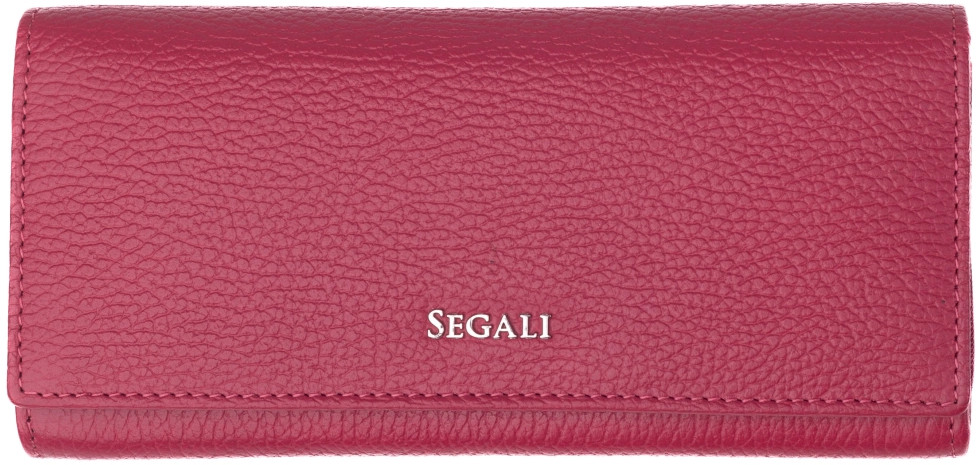 SEGALI Dámská kožená peněženka 7409 viva magenta