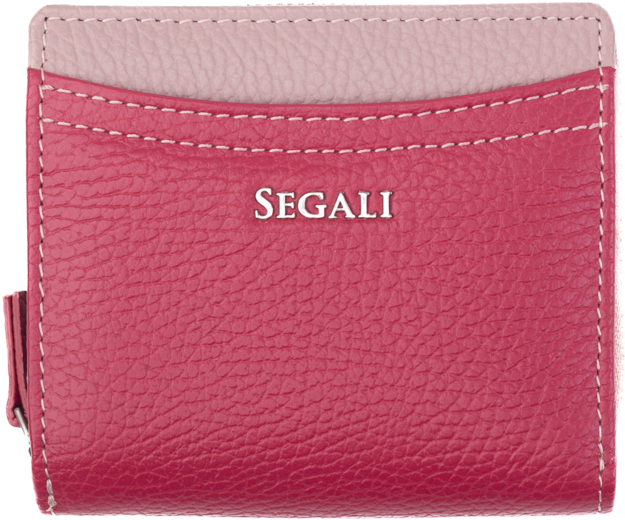 SEGALI Dámska kožená peňaženka 7544 B magenta/rose