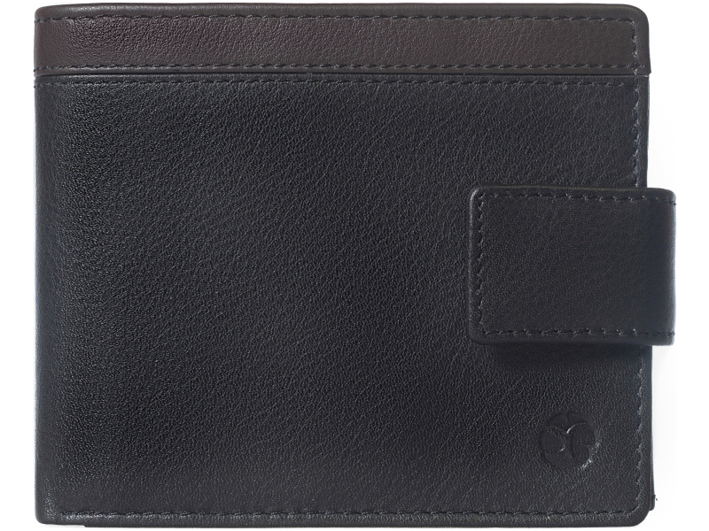 SEGALI Pánska kožená peňaženka 01299 black/brown