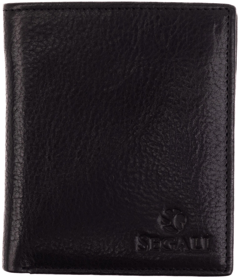 SEGALI Pánska kožená peňaženka 1039 black