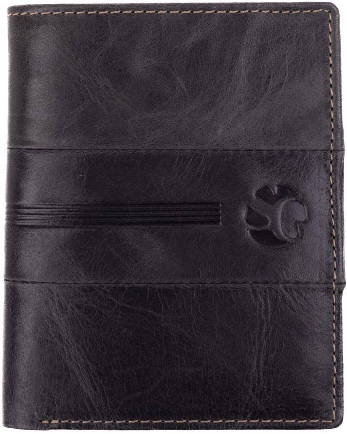 SEGALI Pánská kožená peněženka 1041 black