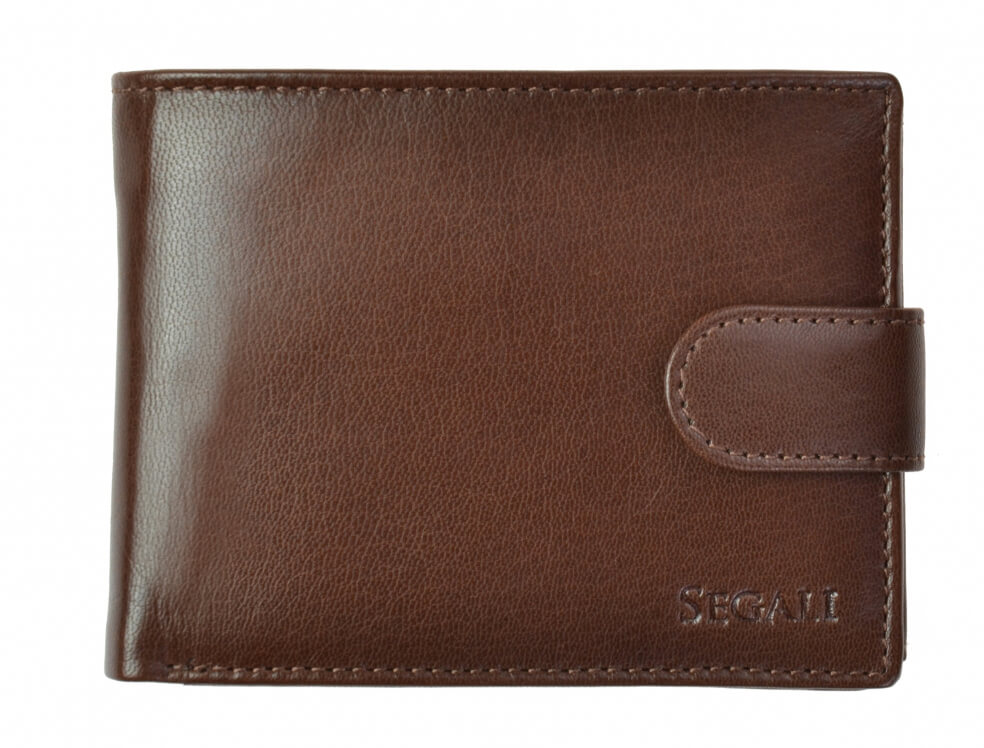 SEGALI Pánská kožená peněženka 2511 brown