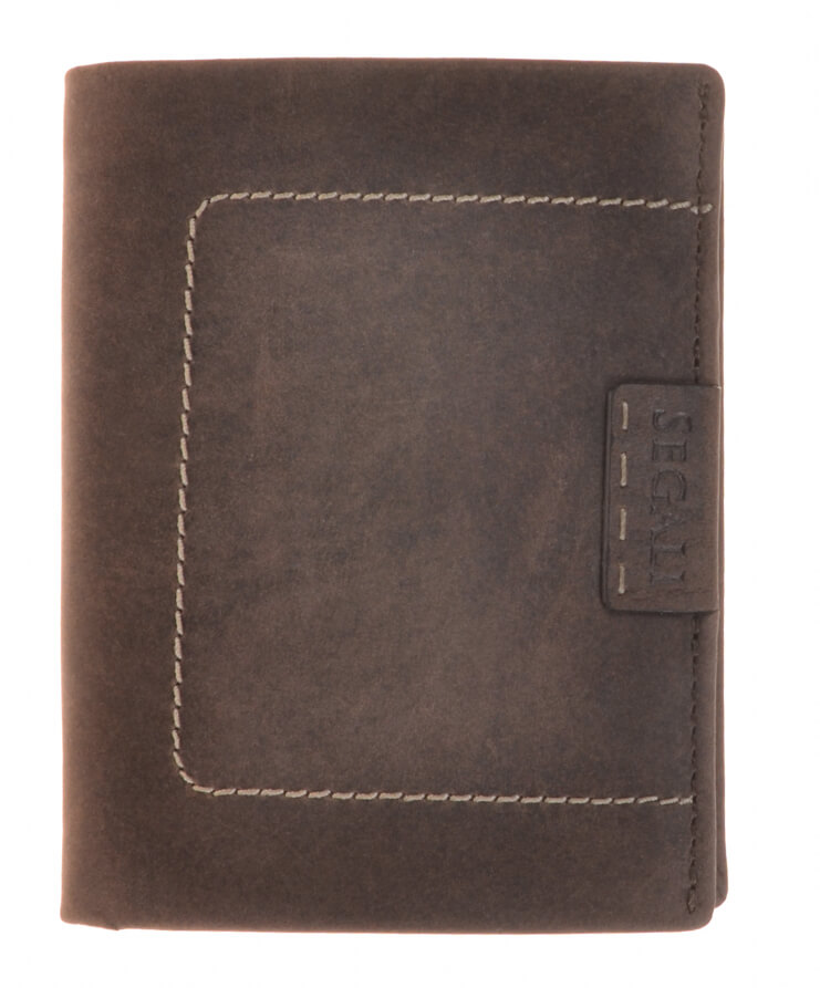 Levně SEGALI Pánská kožená peněženka 50336 brown