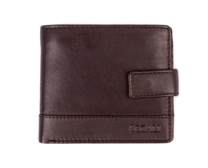 SEGALI Pánska kožená peňaženka 55666 brown