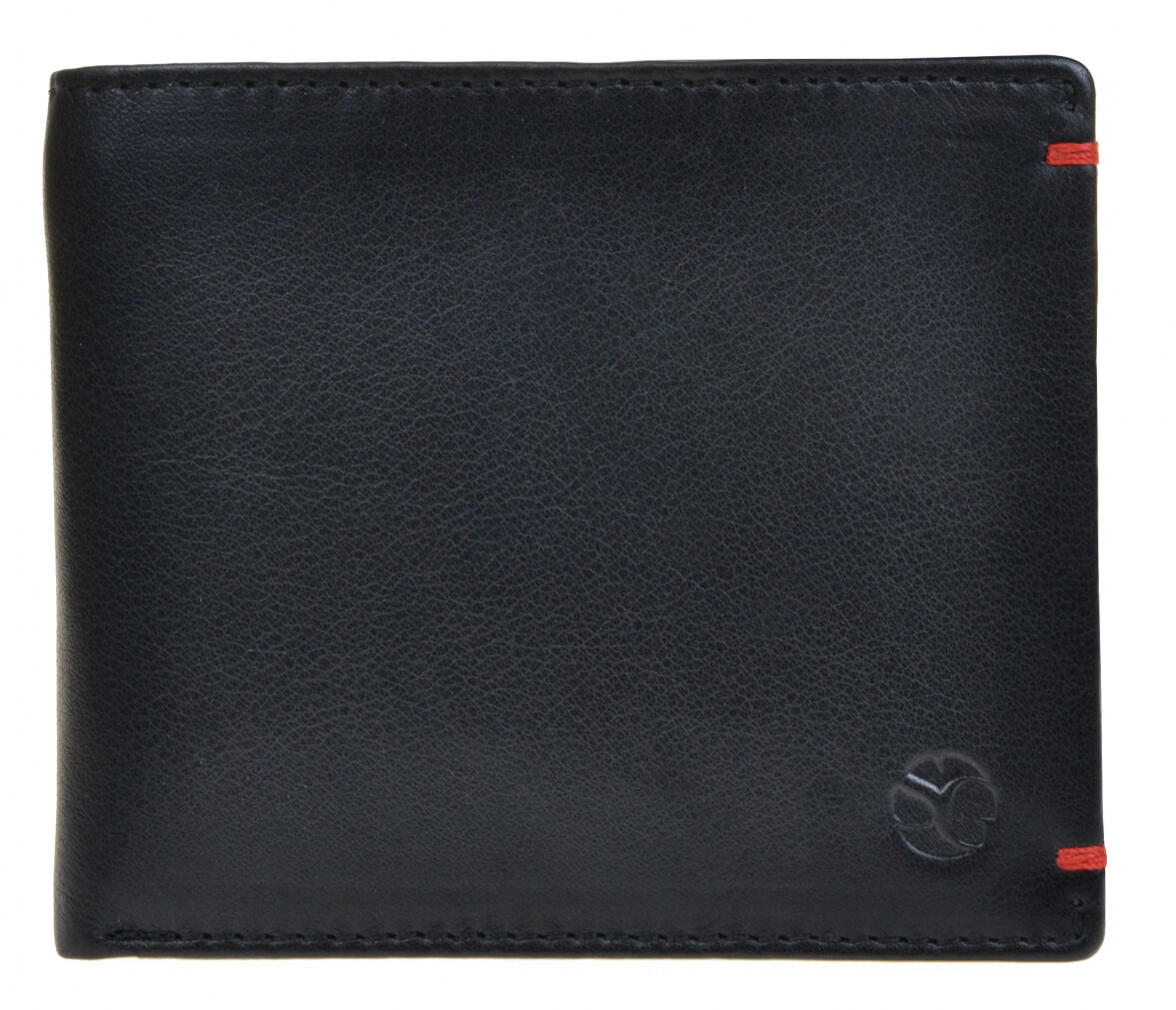 SEGALI Pánska kožená peňaženka 7108 black