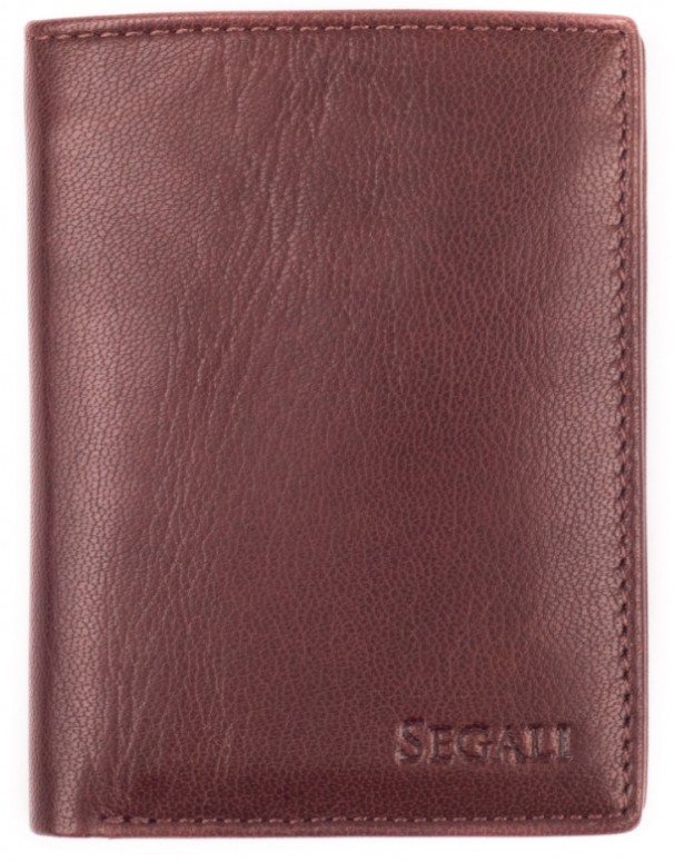 SEGALI Pánska kožená peňaženka 7476 brown