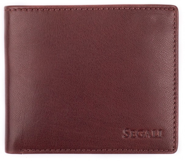 Levně SEGALI Pánská kožená peněženka 7479 brown